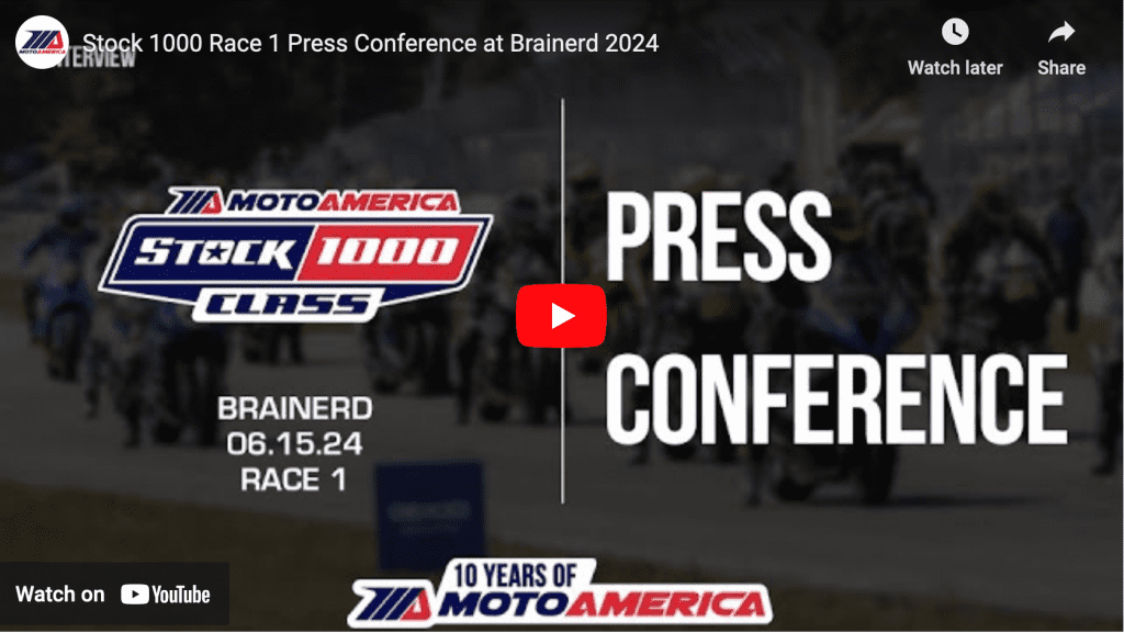 Read more about the article Video: Stock 1000 Race One Press Conference From Brainerd International Raceway